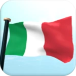 italy flag 3d free android application logo